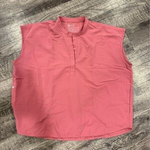 figs breast cancer awareness pink set